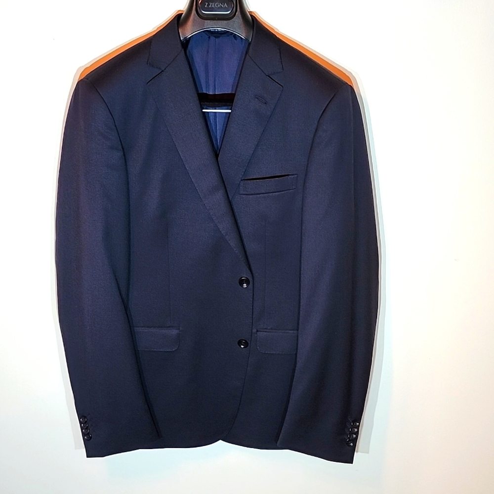 Z Zegna Men's Midnight Blue Blazer